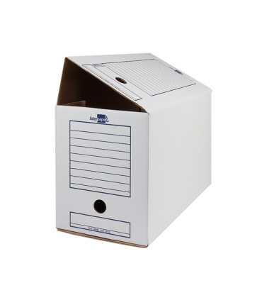 Caja archivo definitivo liderpapel ecouse carton 100 reciclado folio doble ancho 367x251x200mm 325g m2