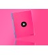 Cuaderno espiral liderpapel a4 micro antartik tapa dura 80h 100 gr cuadro 5mm sin bandas 4 taladros color rosa fluor