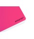 Cuaderno espiral liderpapel a4 micro antartik tapa dura 80h 100 gr cuadro 5mm sin bandas 4 taladros color rosa fluor