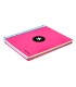 Cuaderno espiral liderpapel a5 micro antartik tapa forrada 120h 90 gr liso con bandas 6 taladros color rosa fluor