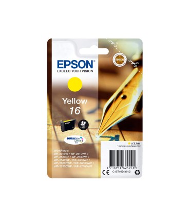 Ink jet epson 16 wf2010w wf2510wf wf2520nf wf2530wf wf2540wf amarillo 175 pag