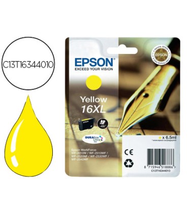 Ink jet epson 16xl wf2010w wf2510wf wf2520nf wf2530wf wf2540wf amarillo 450 pag