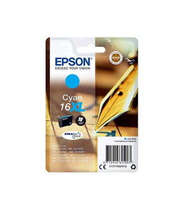 Ink jet epson 16xl wf2010w wf2510wf wf2520nf wf2530wf wf2540wf cian 450 pag