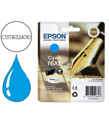 Ink jet epson 16xl wf2010w wf2510wf wf2520nf wf2530wf wf2540wf cian 450 pag