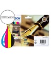 Ink-jet epson 16xl multipack workforce wf-2010w wf-2510wf wf-2520nf wf-2530wf wf-2540wf negro amarillo cian y magenta