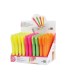 Marcador de cera gel liderpapel fluorescente expositor de 60 unidades colores surtidos