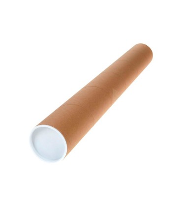 Tubo de carton q connect portadocumentos tapa plastico 60x640 mm