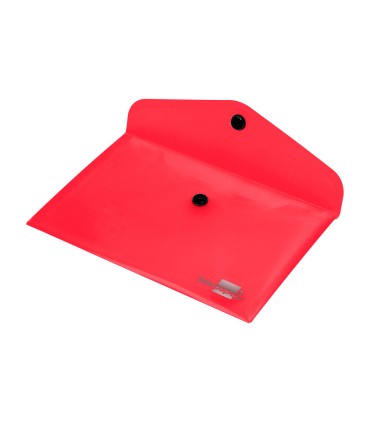 Carpeta liderpapel dossier broche polipropileno din a6 rojo transparente