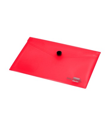 Carpeta liderpapel dossier broche polipropileno din a6 rojo transparente