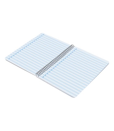 Cuaderno espiral liderpapel cuarto pautaguia tapa dura 80h75 gr cuadro pautado 5mm con margen