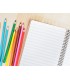 Cuaderno espiral liderpapel cuarto pautaguia tapa dura 80h75 gr cuadro pautado 3 mm con margen