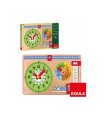 Juego goula didactico reloj calendario castellano