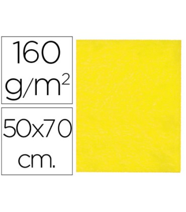 Fieltro liderpapel 50x70 cm amarillo 160 g m2