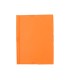 Carpeta liderpapel gomas plastico folio solapas color naranja