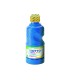 Tempera liquida giotto escolar lavable 500 ml azul cyan