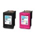 Ink jet hp 301 pack con tinta negra y tinta tricolor 1000 1001 3000 3050 3050se 3050ve 1050a 2050a 2054a 3050a