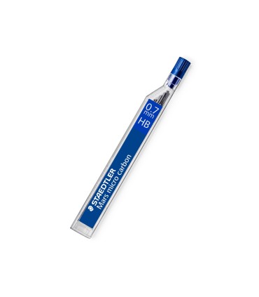 Minas staedtler mars micro grafito 07 mm hb tubo con 12 minas