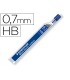 Minas staedtler mars micro grafito 07 mm hb tubo con 12 minas