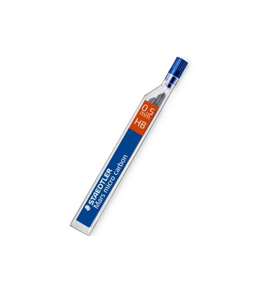 Minas staedtler mars micro grafito 05 mm hb tubo con 12 minas