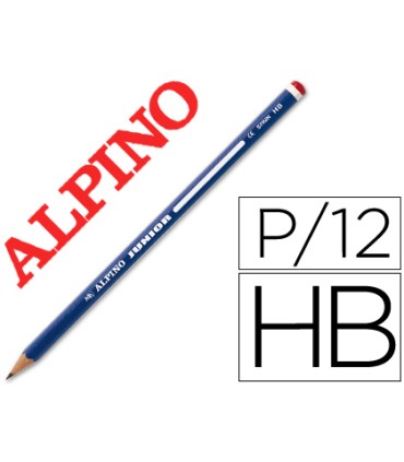 Lapices de grafito alpino junior unidad