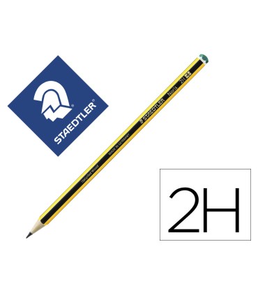 Lapices de grafito staedtler noris n4 2h unidad