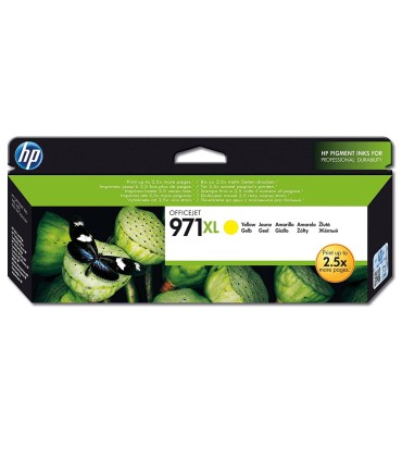 Ink jet hp 971xl x451dn x451dw 551dw x476dn x476dw x576dw amarillo 6600 pag