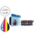 Ink jet brother dcp j4110dw mfc j4410dw 4510dw 4710dw 6520dw 6720dw 6920dw pack 4 colores 600 pag