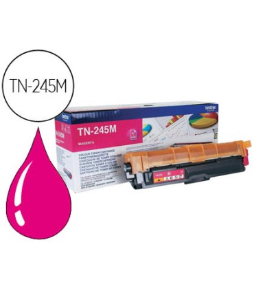 Toner brother tn 245m 2200 pag hl3140cw 3150cdw 3170cdw dcp9020cdw mfc9140cdn 9330cdw 9340cdw magenta