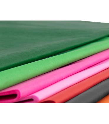 Papel seda liderpapel verde oscuro 52x76cm 18 gr m2 paquete de 25 hojas