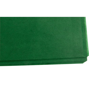 Papel seda liderpapel verde oscuro 52x76cm 18 gr m2 paquete de 25 hojas