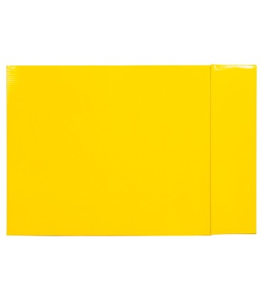 Caja archivador liderpapel de palanca carton folio documenta lomo 75mm color amarillo