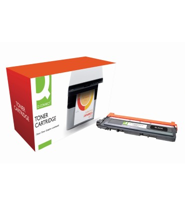 Toner q connect compatible brother tn 230bk 2200pag negro