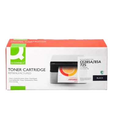 Toner q connect compatible hp ce285a para laserjet p1102 p1102w m1212nf mfp m1217nfw mfp m1132mfp 1600pag negro