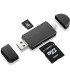 Memoria sd micro q connect flash 32 gb clase 6 con adaptador