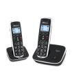 Telefono inalambrico spc duo telecom 7609-n color negro identificador de llamadas agenda pantalla