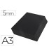 Carton pluma liderpapel negro doble cara din a3 espesor 5 mm