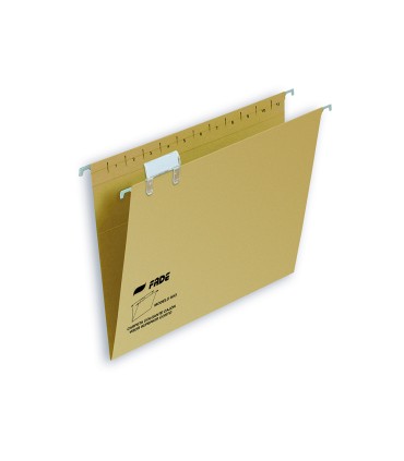 Carpeta colgante fade folio prolongado visor superior kraft eco