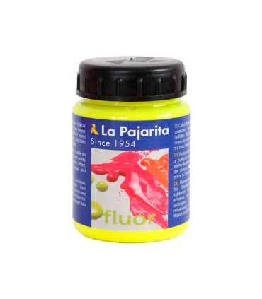 Pintura acrilica la pajarita f 01 amarillo canario 75ml