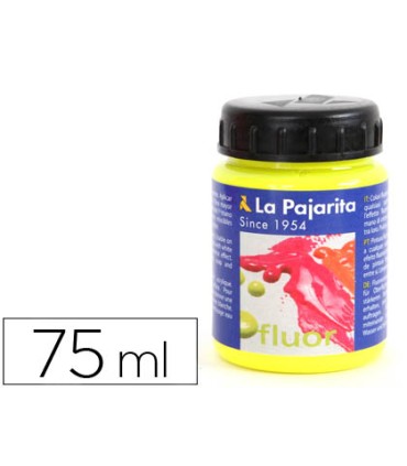 Pintura acrilica la pajarita f 01 amarillo canario 75ml