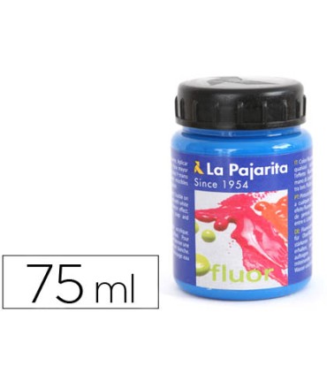 Pintura acrilica la pajarita f 05 azul luminoso 75ml