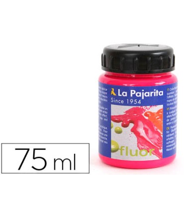 Pintura acrilica la pajarita f 04 magenta fluorescente 75ml