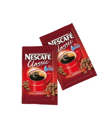 Cafe nescafe descafeinado monodosis caja de 10 sobres