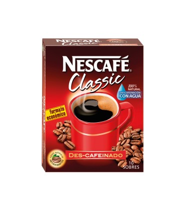 Cafe nescafe natural monodosis caja de 10 sobres