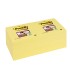 Bloc de notas adhesivas quita y pon post it super sticky 76x127 mm con 12 bloc amarillo canario