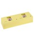 Bloc de notas adhesivas quita y pon post it super sticky 76x76 mm con 12 bloc amarillo canario