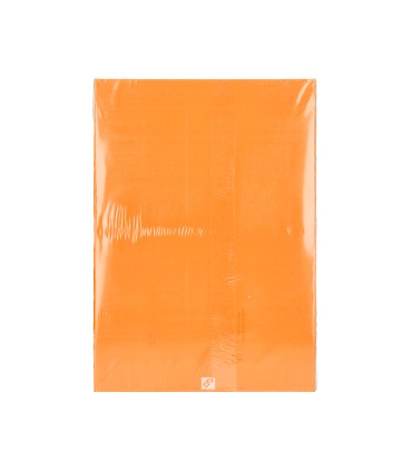 Papel color q connect din a3 80 gr naranja intenso paquete de 500 hojas