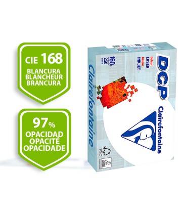 Papel fotocopiadora clairefontaine din a4 160 gramos paquete de 250 hojas