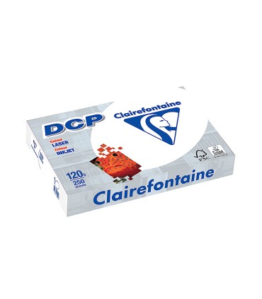 Papel fotocopiadora clairefontaine din a4 120 gramos paquete de 250 hojas