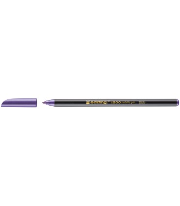 Rotulador edding punta fibra 1200 violeta metalizado n 78 punta redonda 1 3 mm