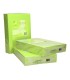 Papel color q connect din a4 80gr verde neon paquete de 500 hojas